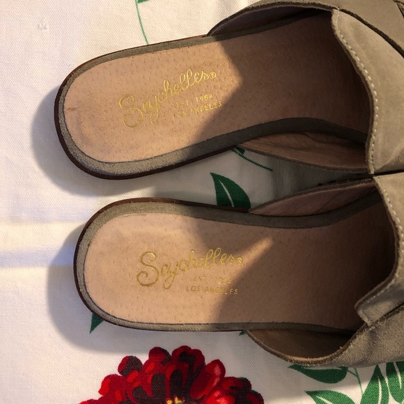 Green/Gray Seychelles Mules - Picture 3 of 8